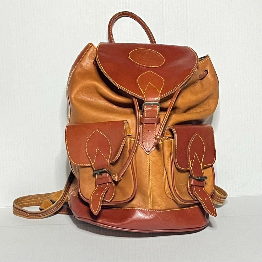 Vintage Rustic Leather Backpack